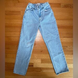 Abercrombie & Fitch Curve Love 90’s Straight Ultra High Rise Jeans